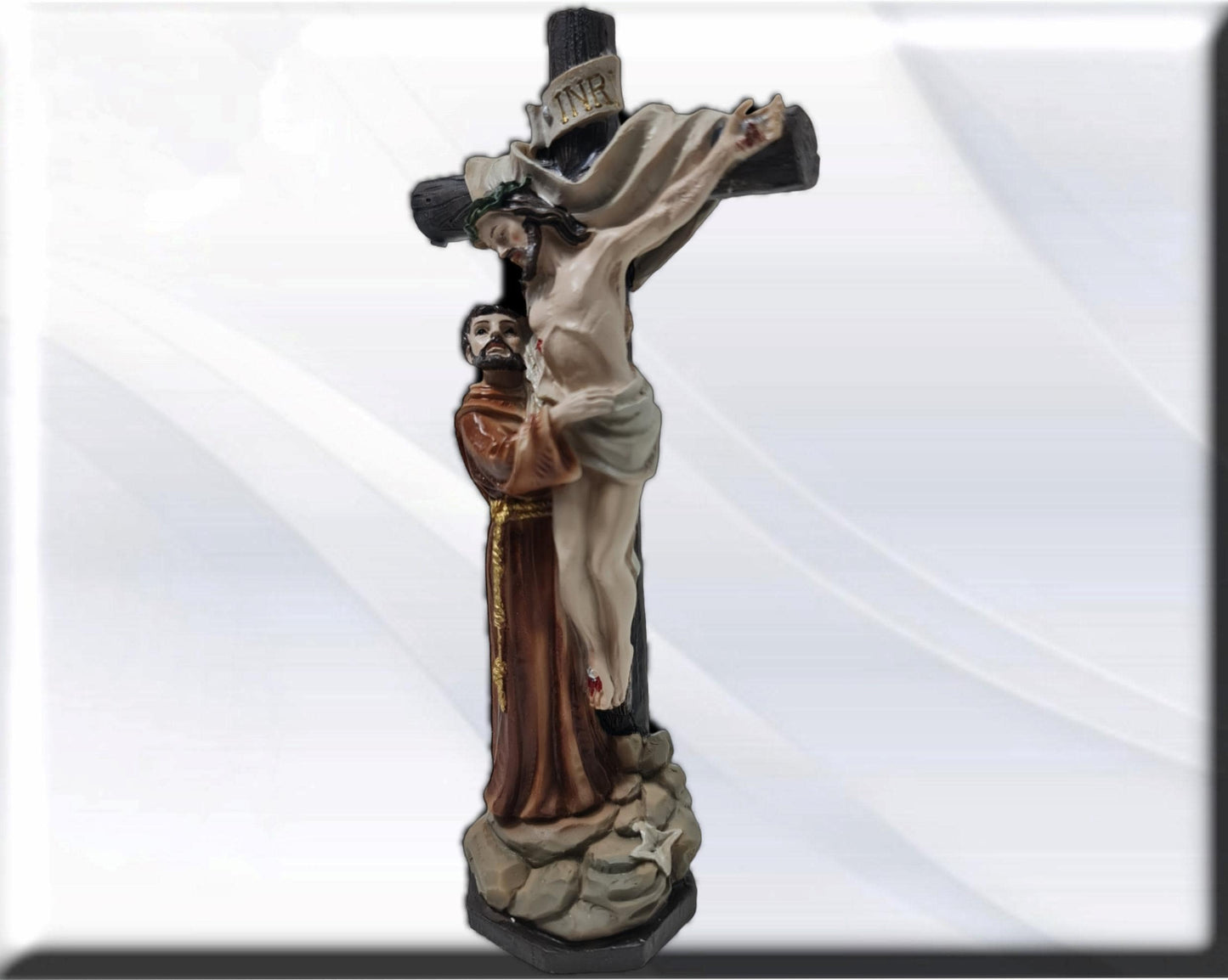 Christ with Saint Francis. Catholic Saints and Virgins, Religious products,