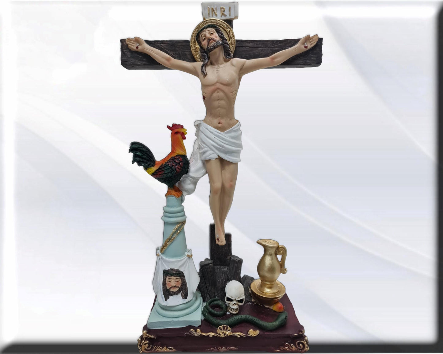 Figura estatua de Cristo Justo Juez . Catholic Saints and Virgins, Religious products,