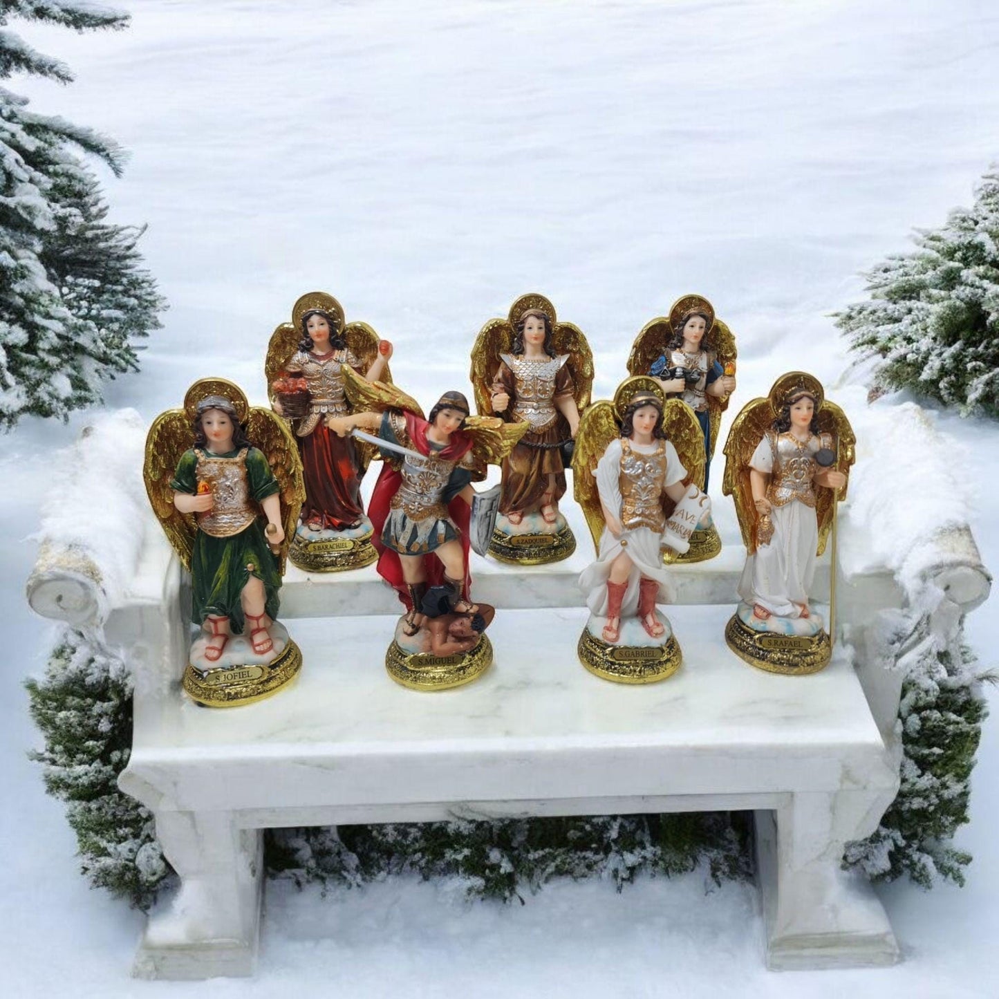 Arcangeles 16cm , Santos y Vírgenes católicos , productos Religiosos