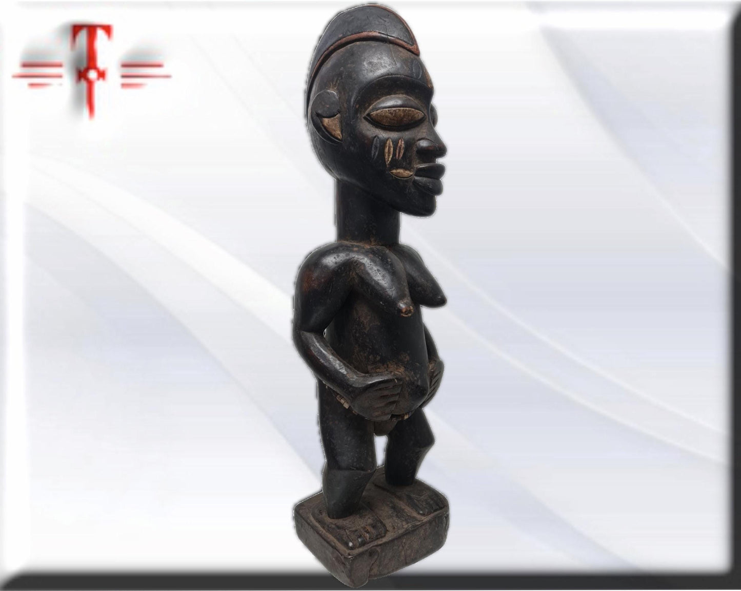 Fetiche africano Congo Tribal , arte Africano , Galería de arte , hecho a mano