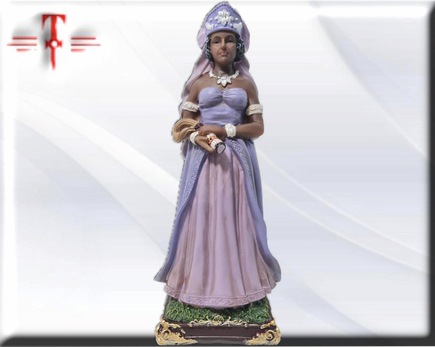 Estatua Naná Buruku , orishas de Santeria ,productos religiosos, pintada a mano