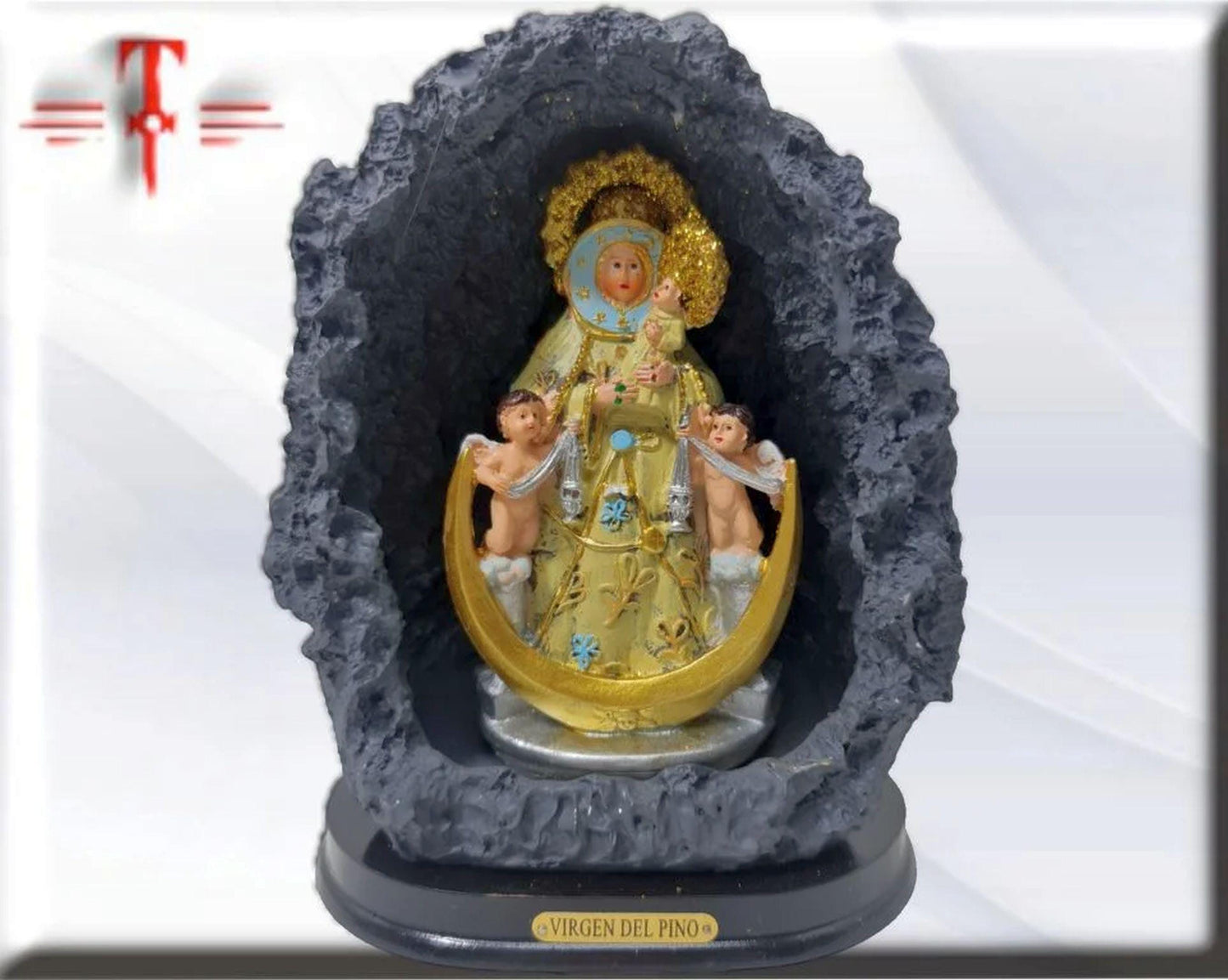 Virgen del Pino en cueva , Santos y Vírgenes católicos , productos Religiosos