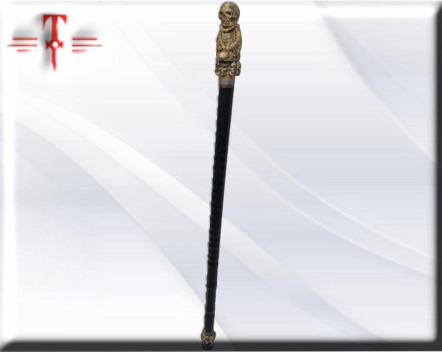 Bastón de carga Eggun , santería , Palo Mayombe , voodoo