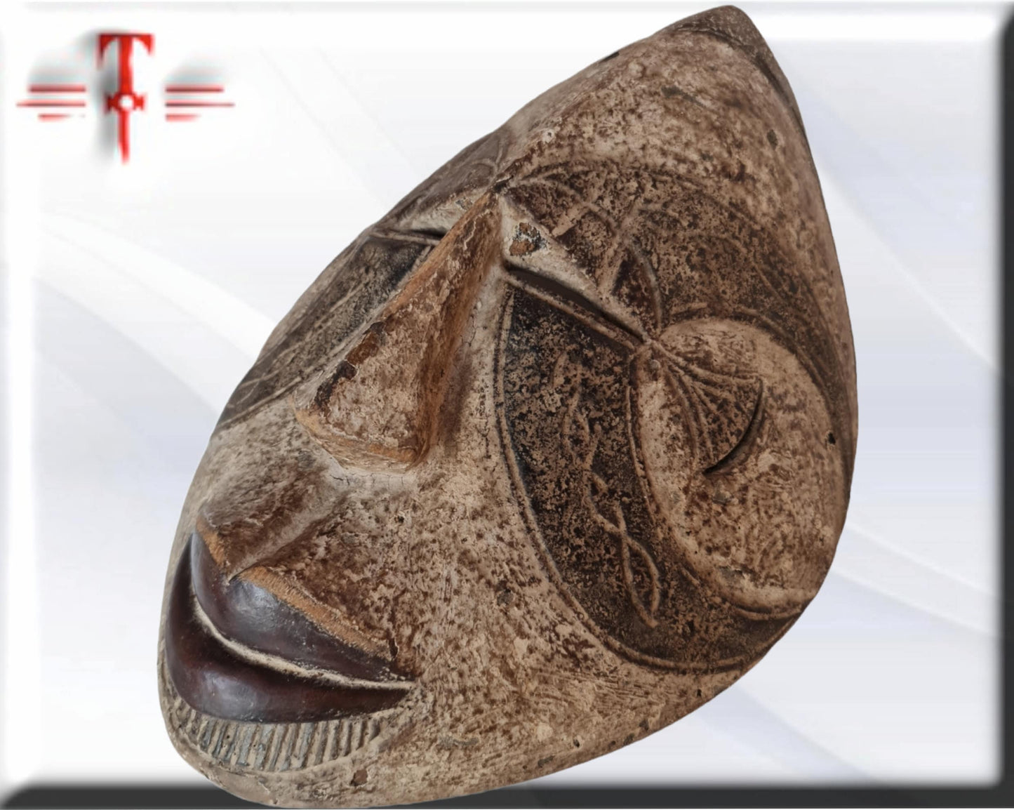 Máscara etnia Bembes ( Congo arte africano) Bembes ethnic mask (Congo African art)