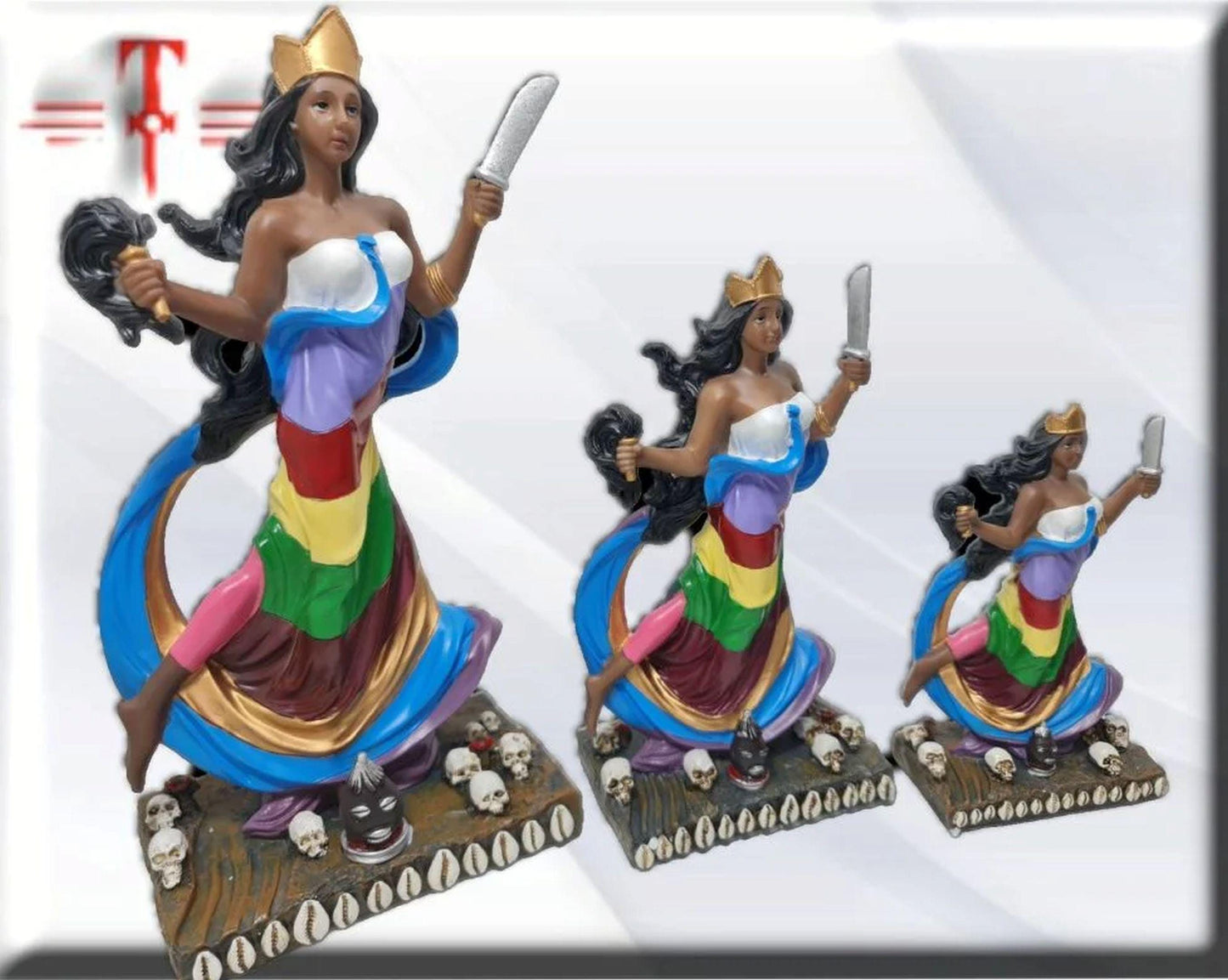 Orisha Oya multicolor , santería , Palo Mayombe , vudu