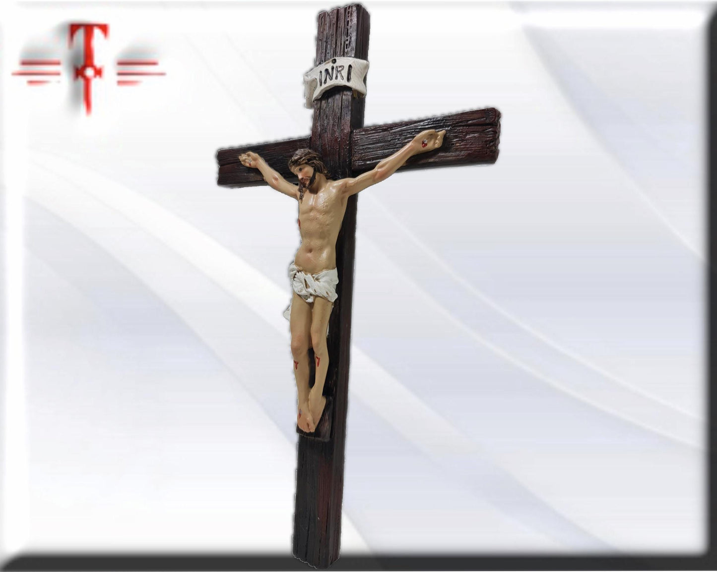 Crucifijo 25cm . virgenes y santos catolicos , productos religiosos
