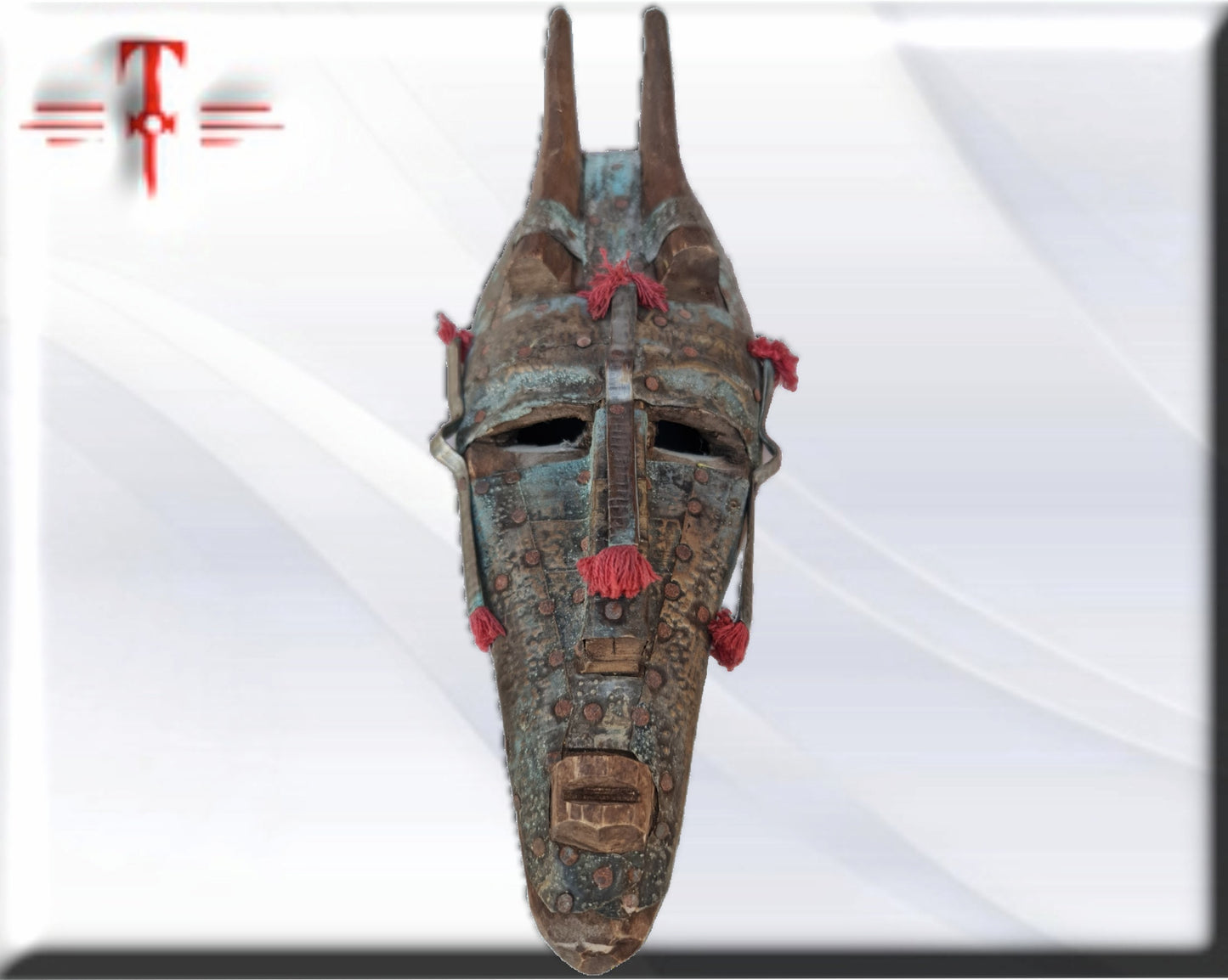 Máscara Bamun Galería arte , antigüedad , artesanías africanas