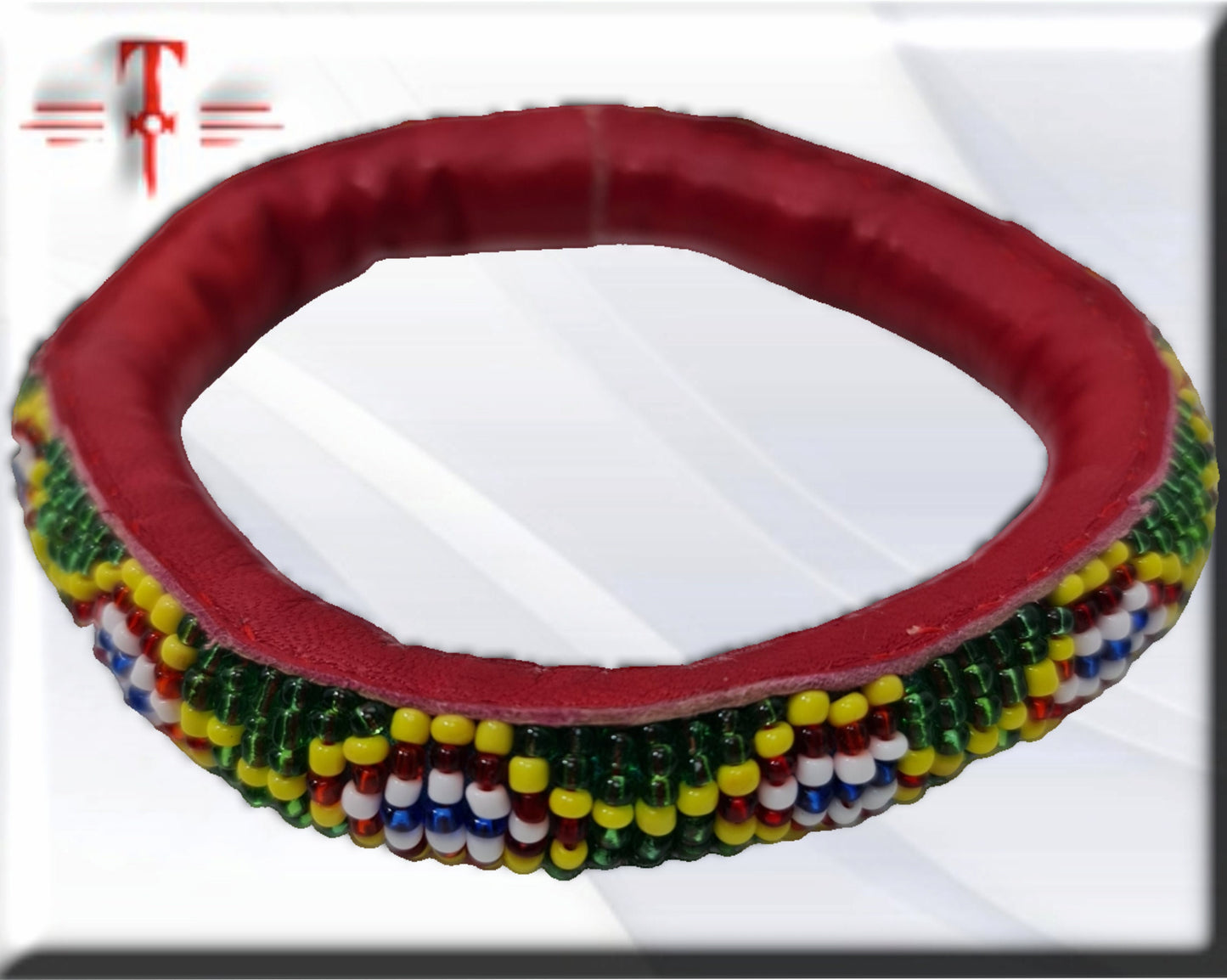 Brazalete de cuero suerte , Original from Benín Protection , amuleto