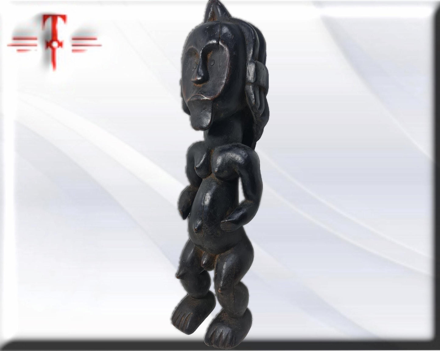 Fetiche Magbetu Congo Tribal , arte Africano , Galería de arte , hecho a mano