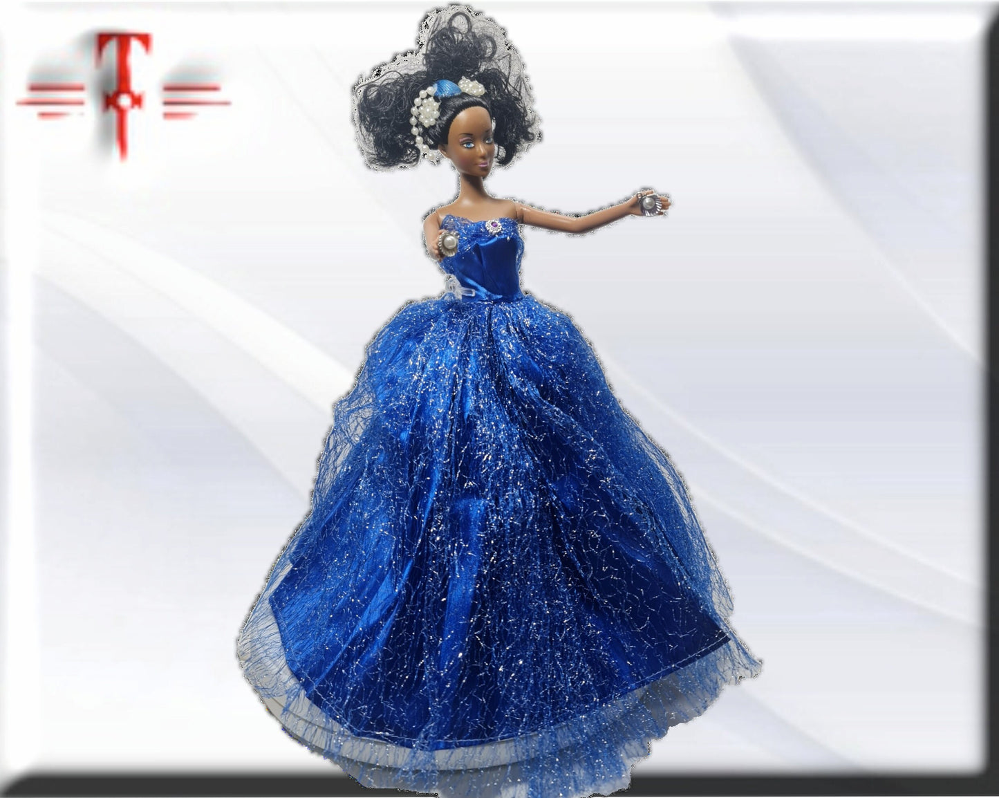 Muñeca Orisha Yemaya , Diosa del Mar , Deidad del Panteón Yoruba