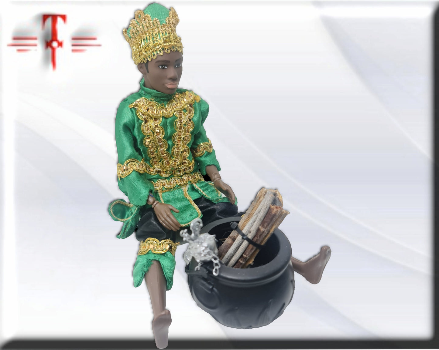Muñeco Orisha Ogun Oggun, santería yoruba lucumí