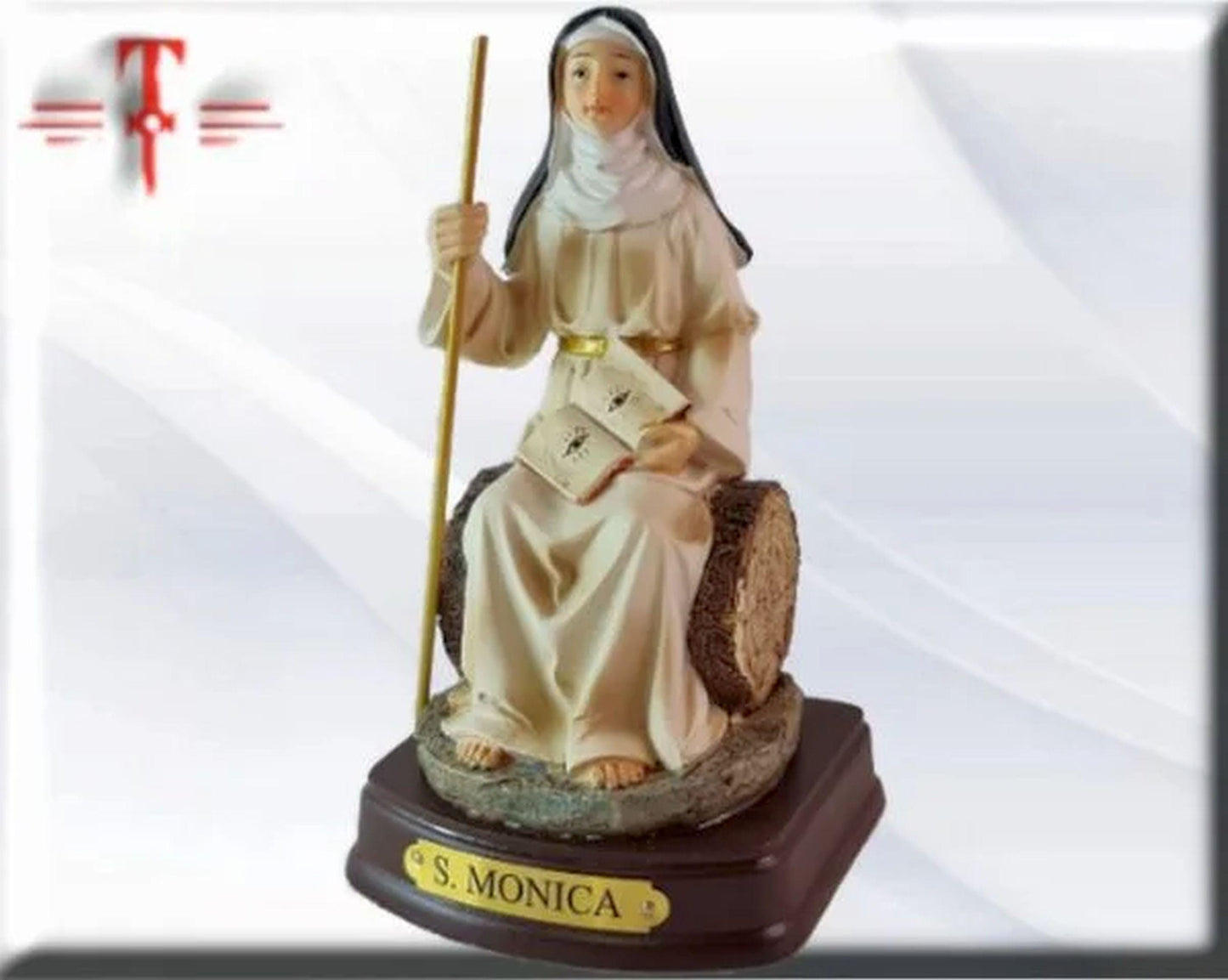 Santa Monica. virgenes y santos católicos , productos religiosos