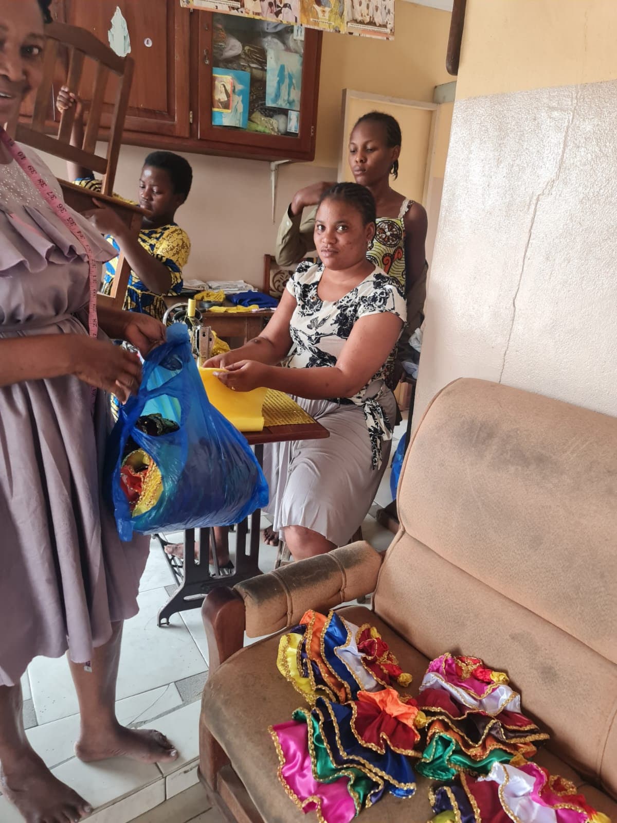 Muñeca Orisha Oyá , Iansa , santería yoruba lucumí