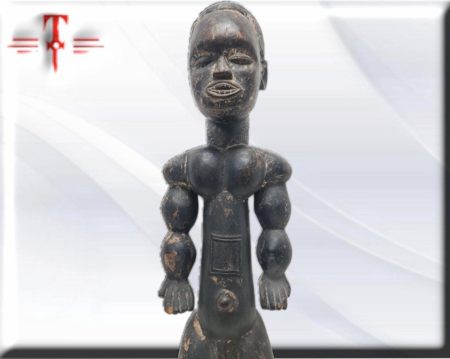 Fetiche Bakongo Congo Tribal , arte Africano , Galería de arte , hecho a mano
