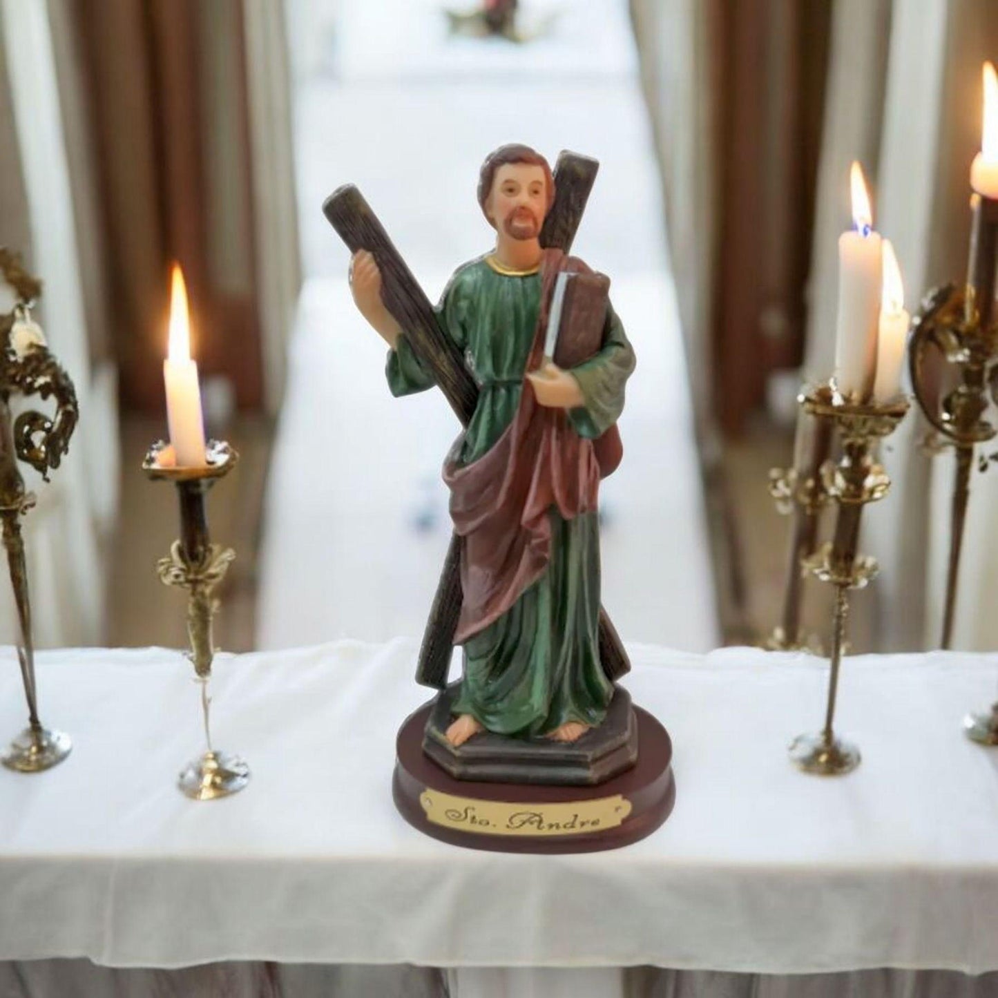 Der heilige Apostel Andreas, katholische Jungfrauen und Heilige