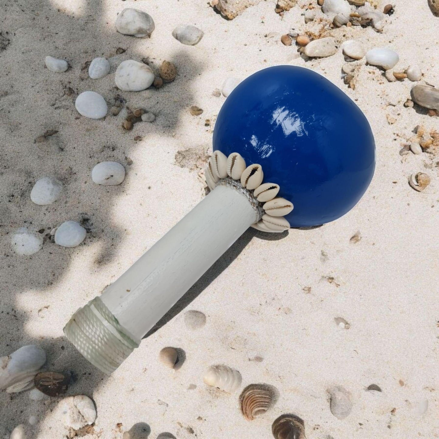 Maraca para la Orisha Yemaya , Diosa de los mares , instrumentos de santeria