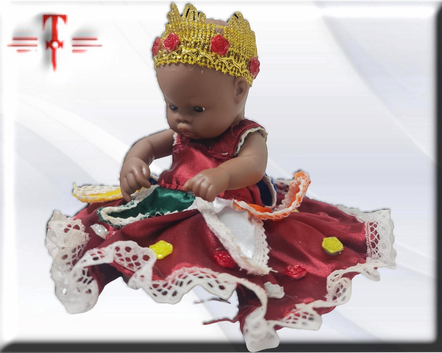 Muñeca Orisha Oyá Santería, Palo Mayombe, Candomble, Kimbisa, Umbanda , Yoruba