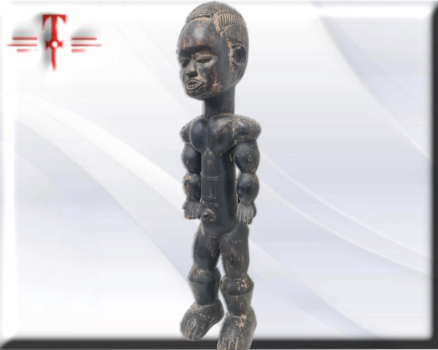Fetiche Bakongo Congo Tribal , arte Africano , Galería de arte , hecho a mano