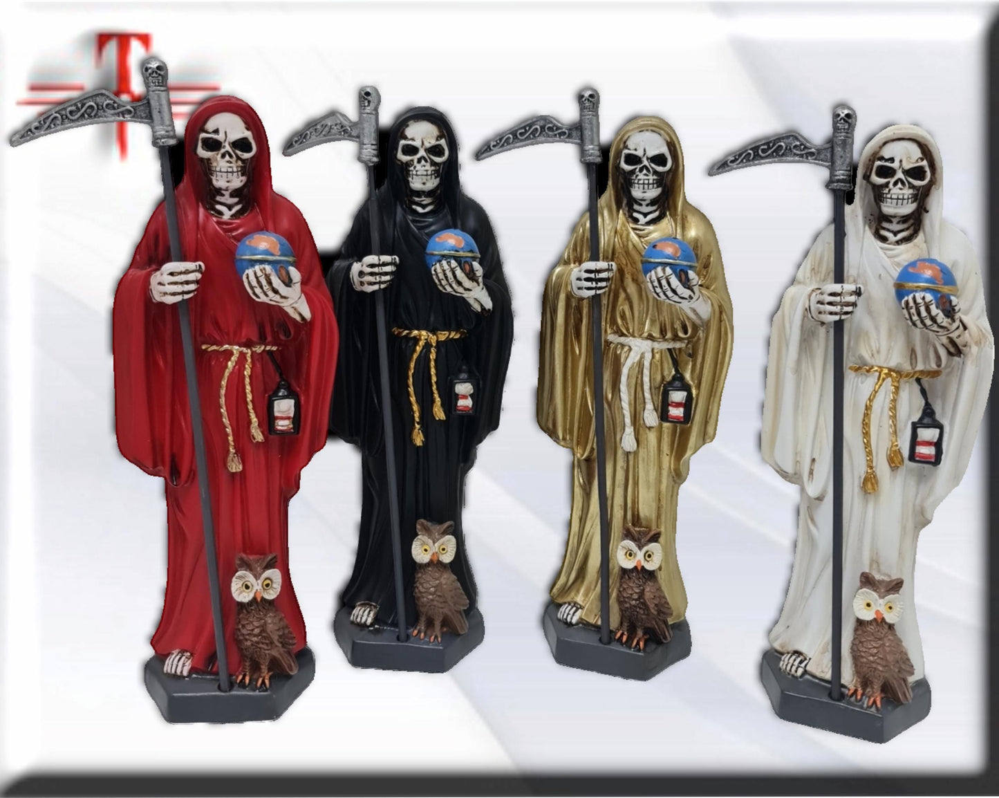 Estatua Santa Muerte 15cm , Santísima Muerte , deidades , mitología