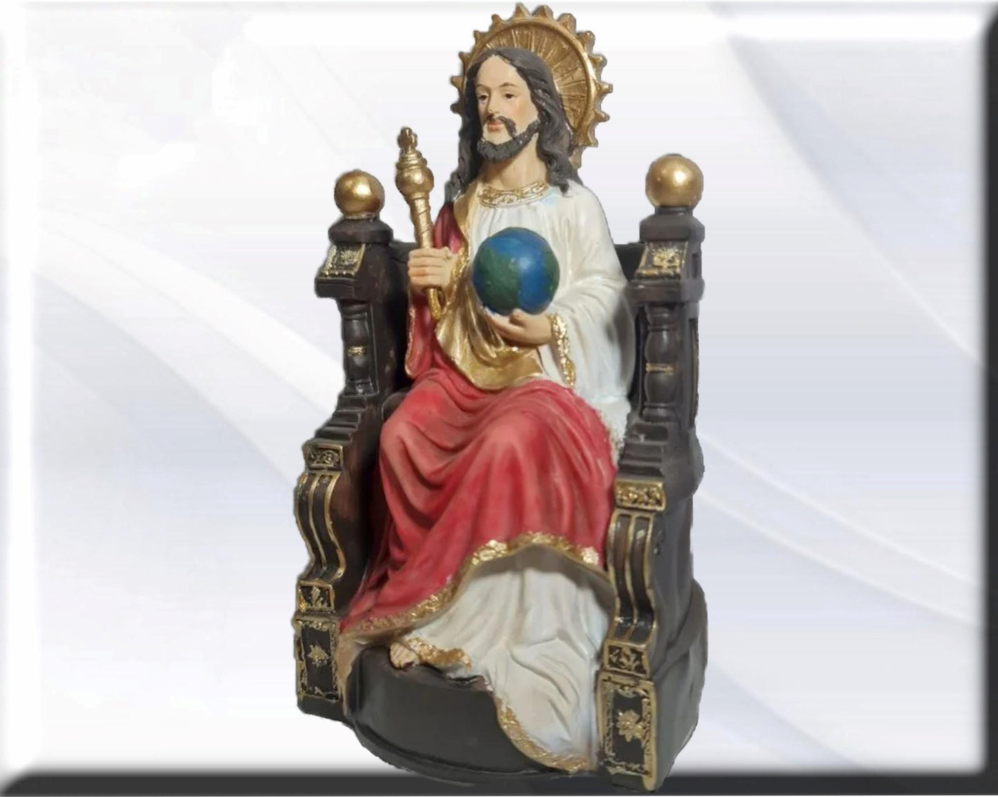 God on the Throne. Catholic Saints and Virgins, Religious products,