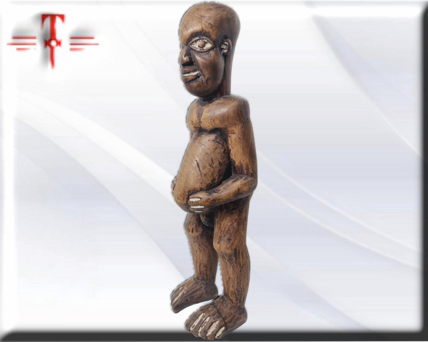 Fetiche Magbetu Congo Tribal , arte Africano , Galería de arte , hecho a mano