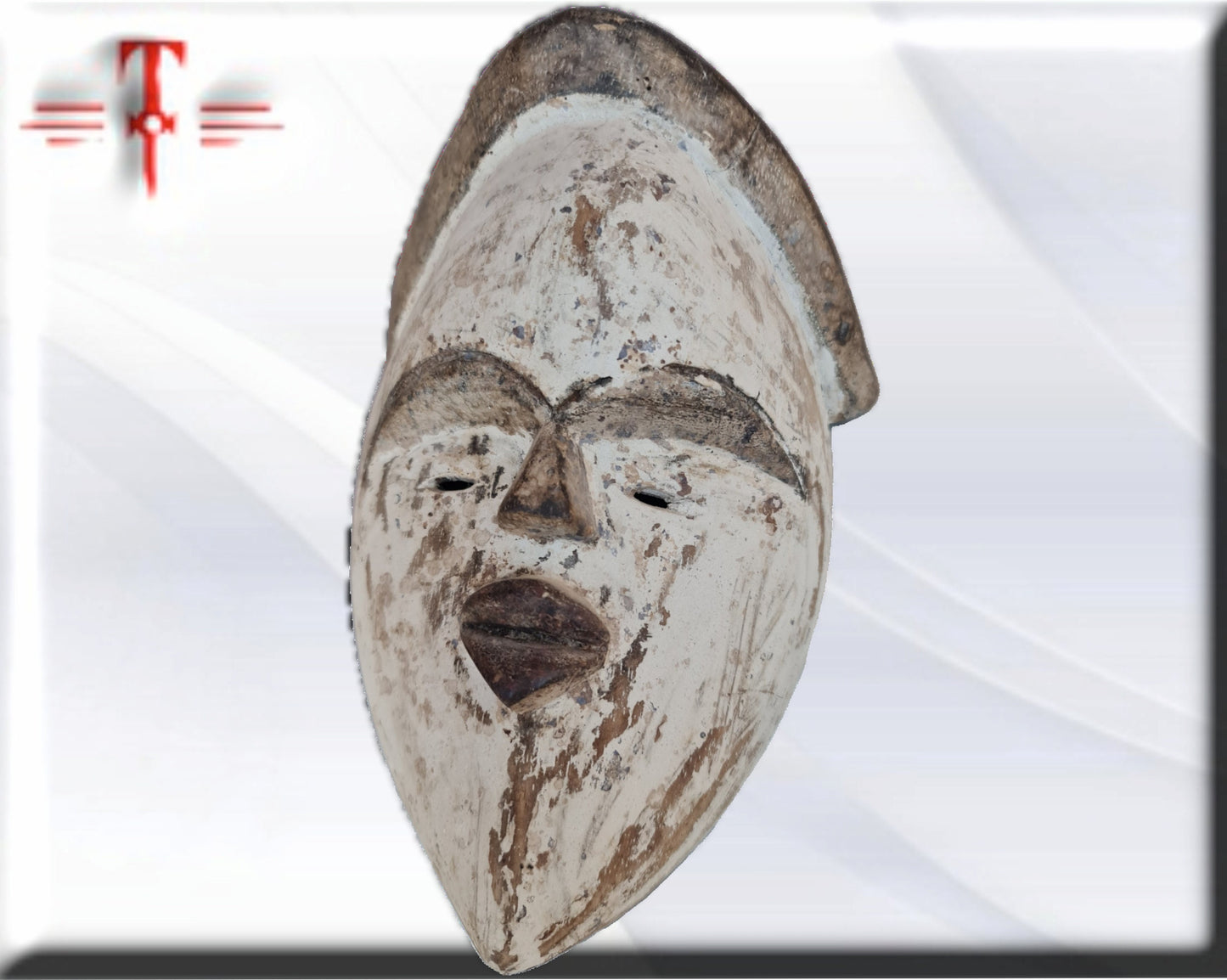 Máscara Galoa Gabon Galería arte , antigüedad , artesanías africanas