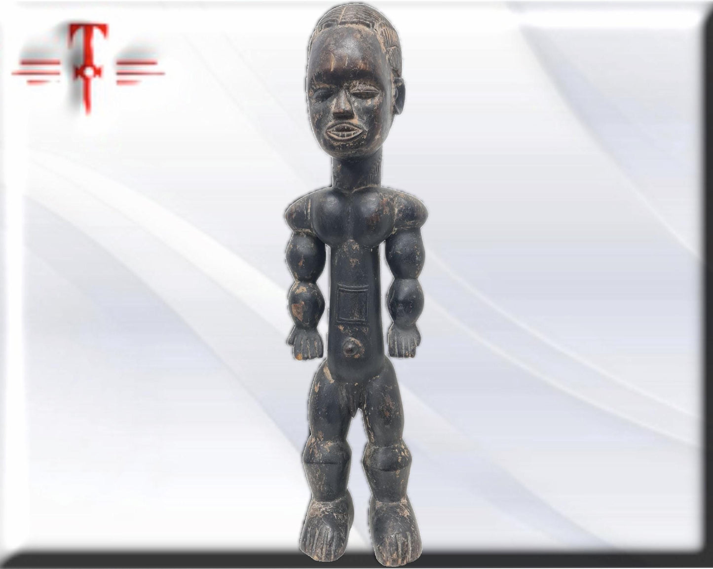 Fetiche Bakongo Congo Tribal , arte Africano , Galería de arte , hecho a mano