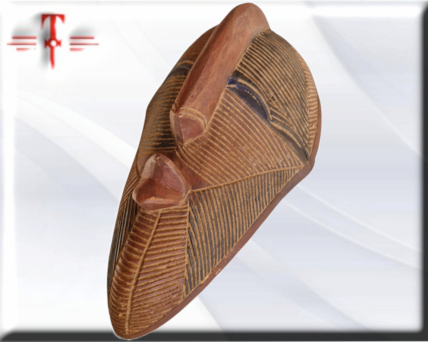 Máscara etnia Songye ( Congo arte africano) Galería arte , antigüedad , artesanías africanas