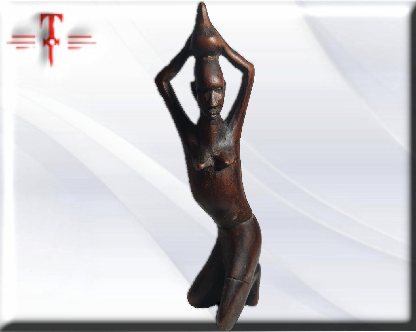 estatuillas mujer africana , arte y decoración africana