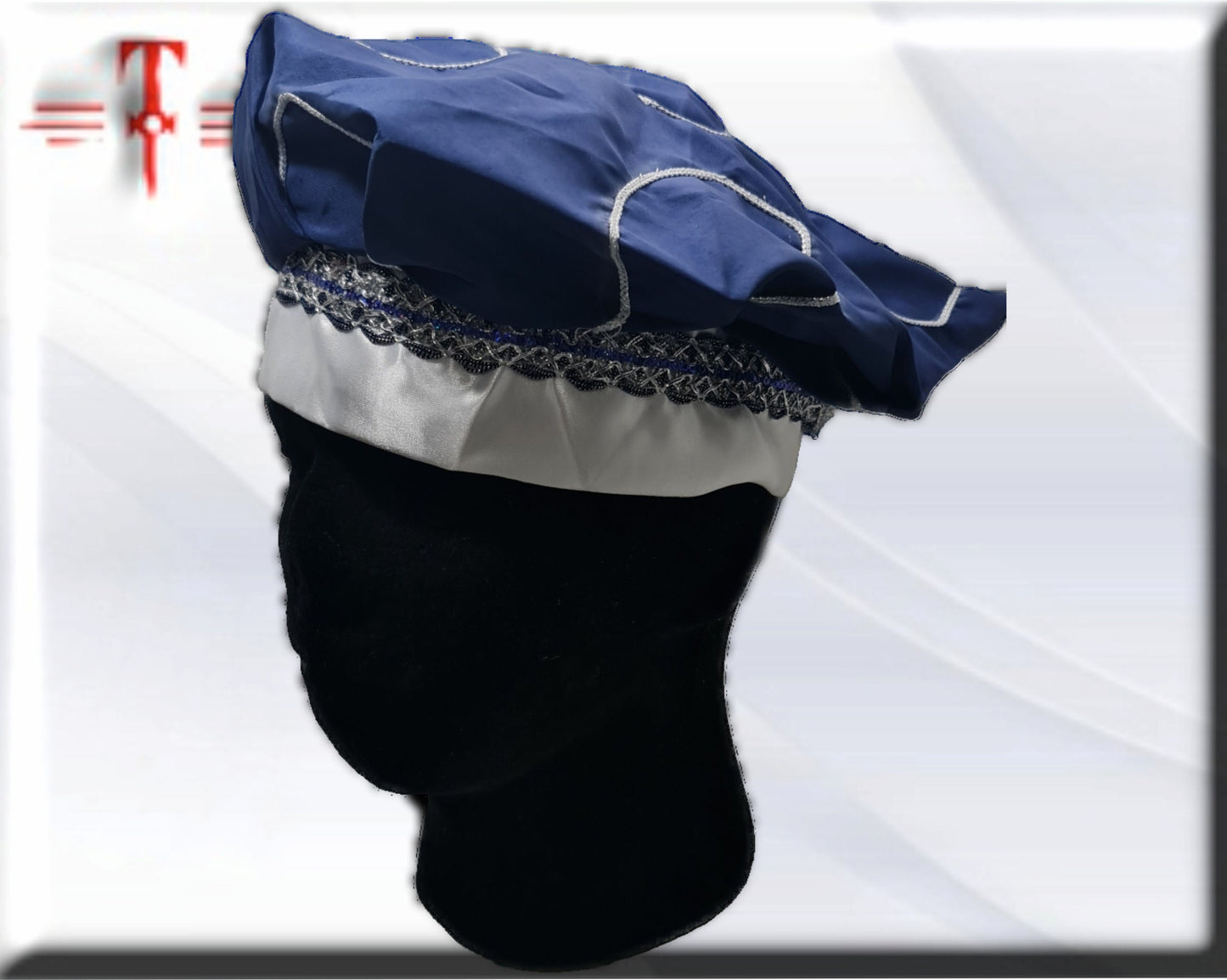 Gorro santeria Orisha Yemayá , Gorro de Gala , ajustable , yoruba