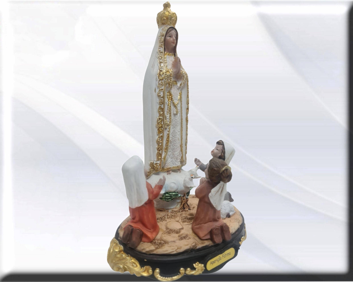 Statue Figur Erscheinung von Fatima, katholische Heilige und Jungfrauen, religiöse Produkte,