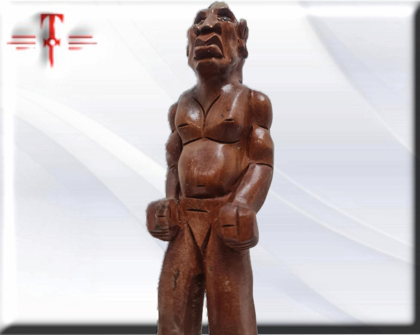 Aborigine-Puppe aus Agriyelu-Holz - Santeria, Yoruba, Lucumí
