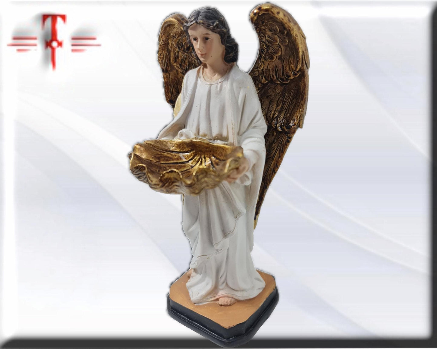 Ángel con concha , Santos y Vírgenes católicos , productos Religiosos