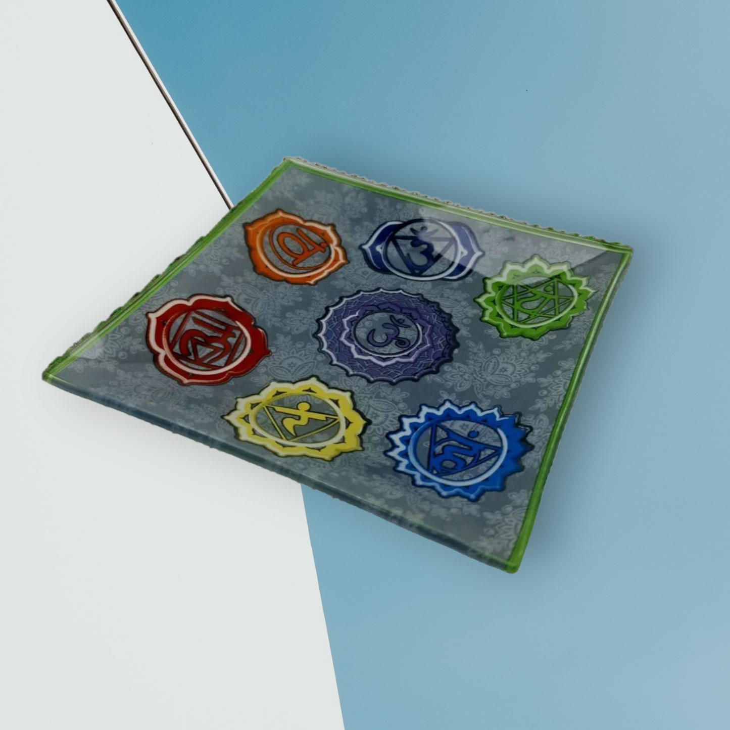 bandeja cristal 7 chakras