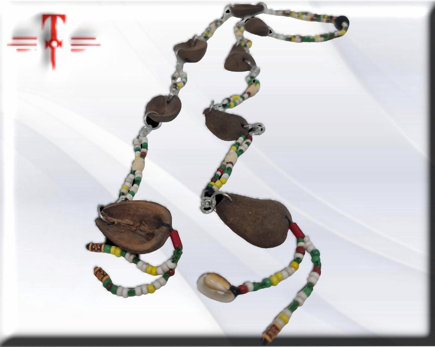 African ekuele, Nigeria, Ifá seed, opele egbere. Santeria Babalawo , Osain
