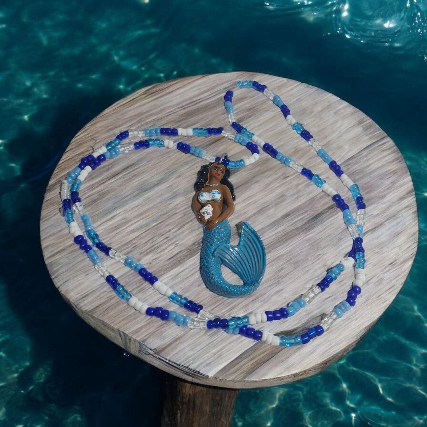 Colgante de la Orisha Yemayá , santería , Palo Mayombe , Diosa del Mar