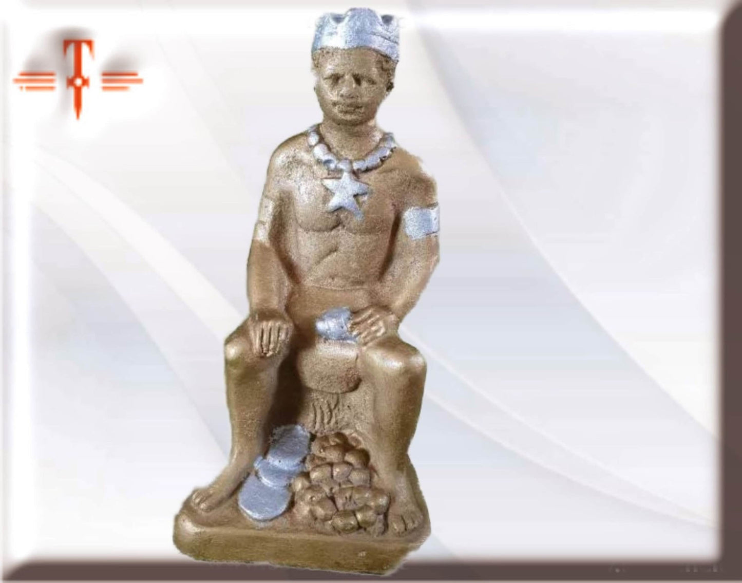 Figura de Shangó macho , santeria yoruba lucumí