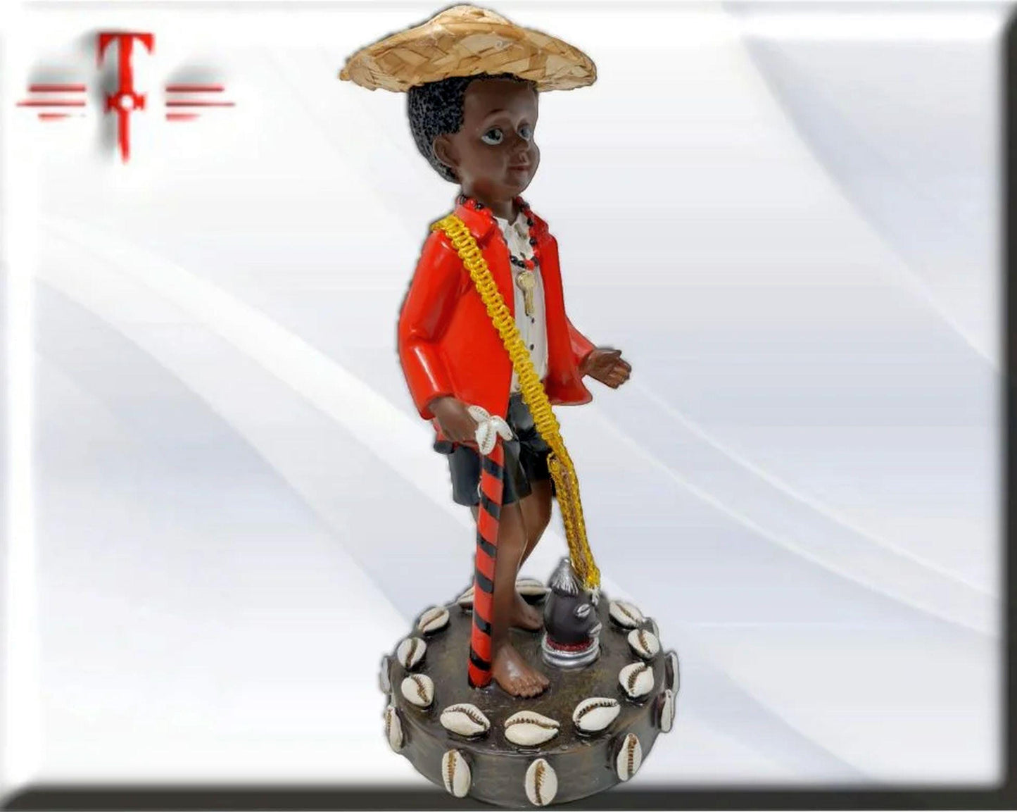 Estatua Niño Elegguá , santeria orisha yoruba , religion