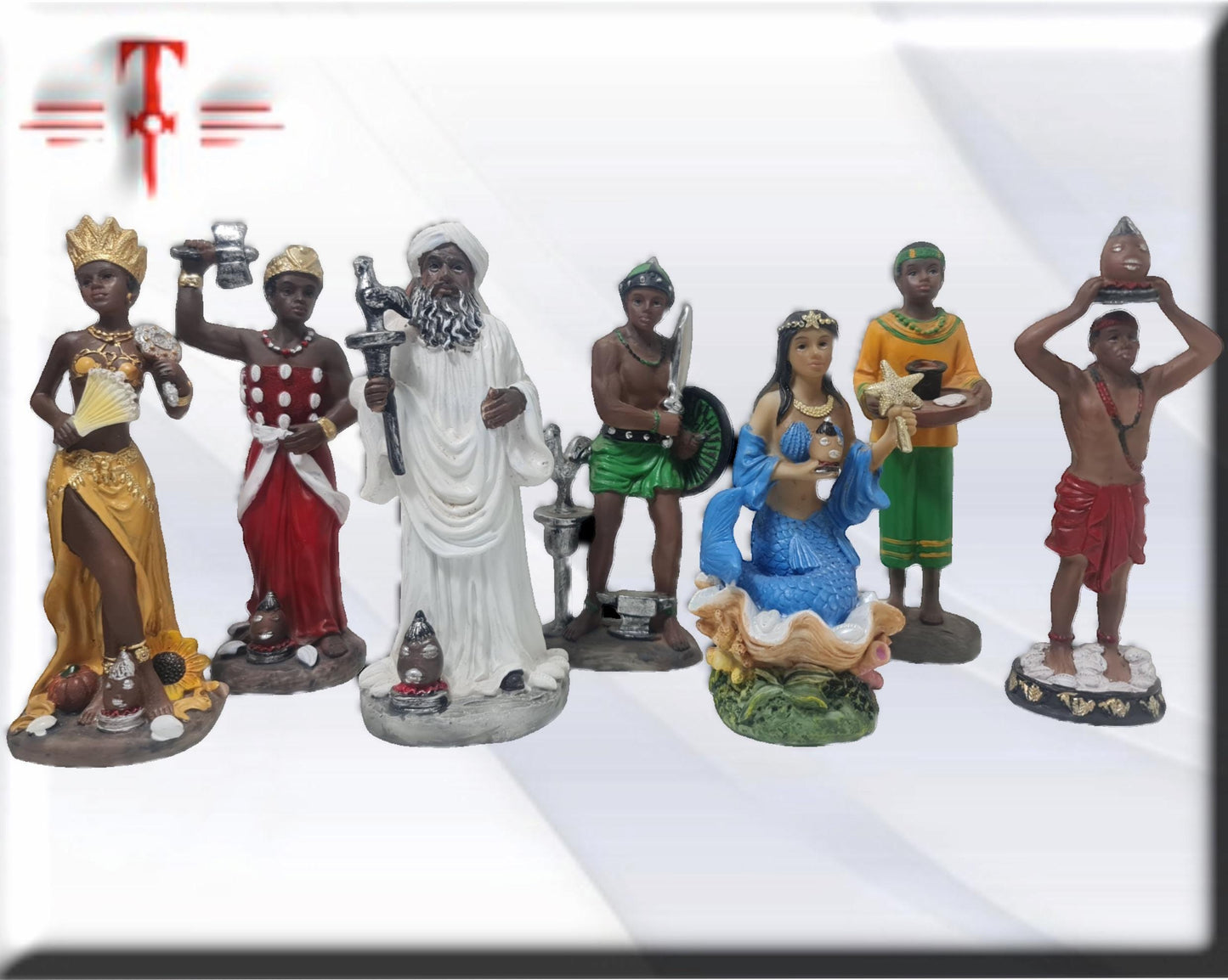 Orishas 20cm , deidades yoruba , Santeria , dioses africanos