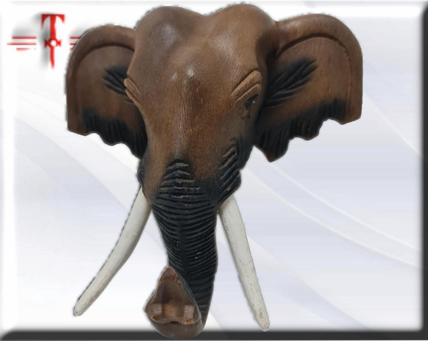 Mascara Elefante , Indonesia , hecho a mano