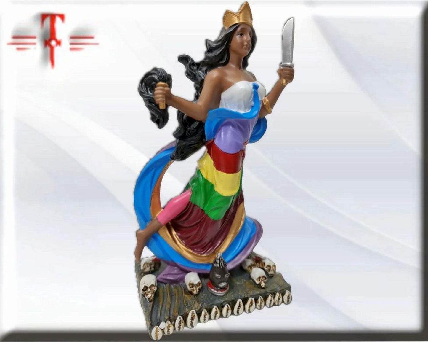 Orisha Oya multicolor , santería , Palo Mayombe , vudu