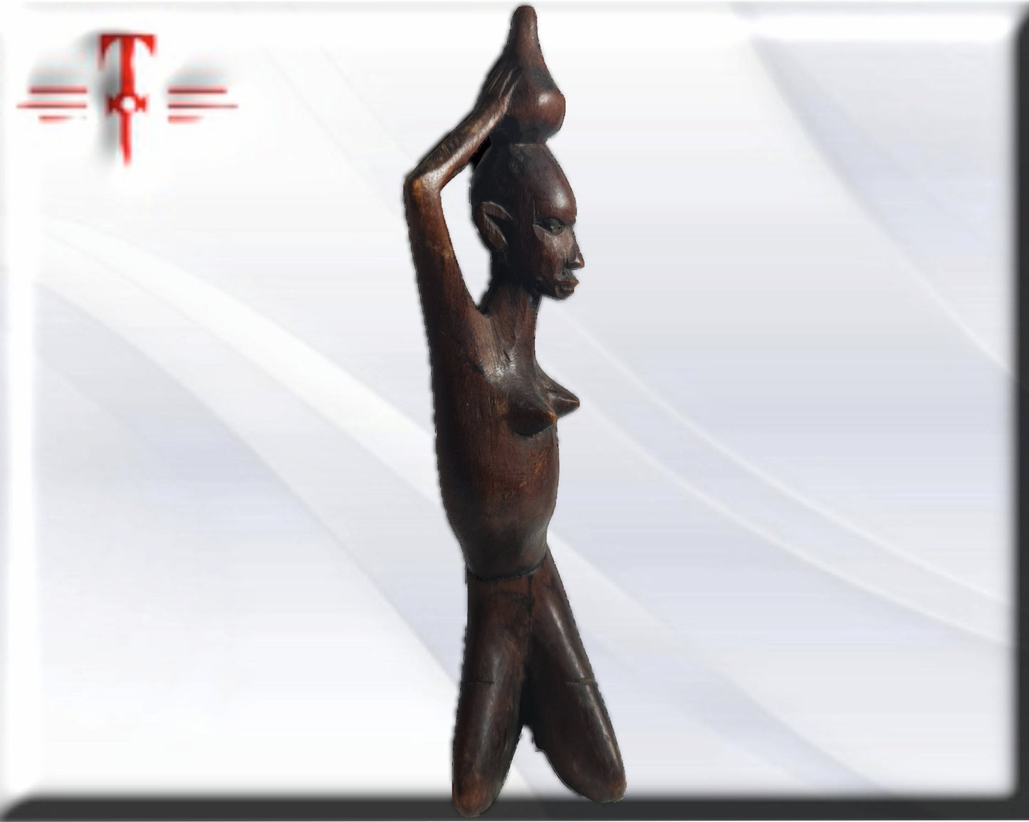 estatuillas mujer africana , arte y decoración africana