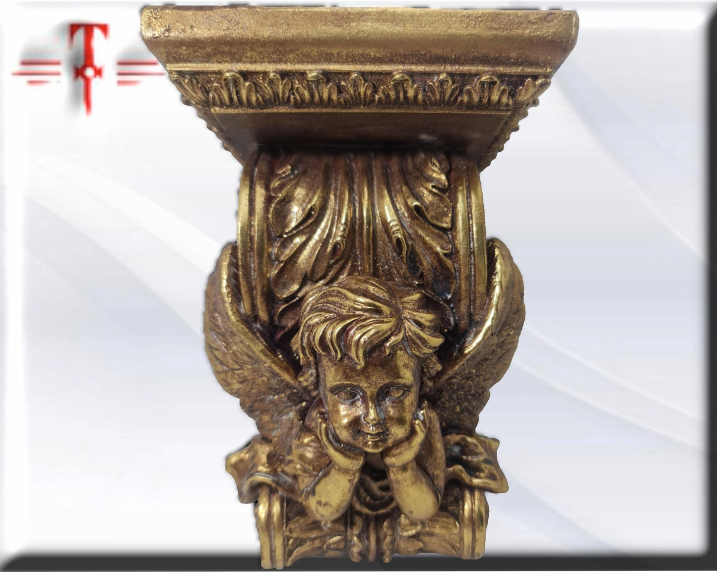 Mensula dorada para santo , Santos y Vírgenes católicos , productos Religiosos