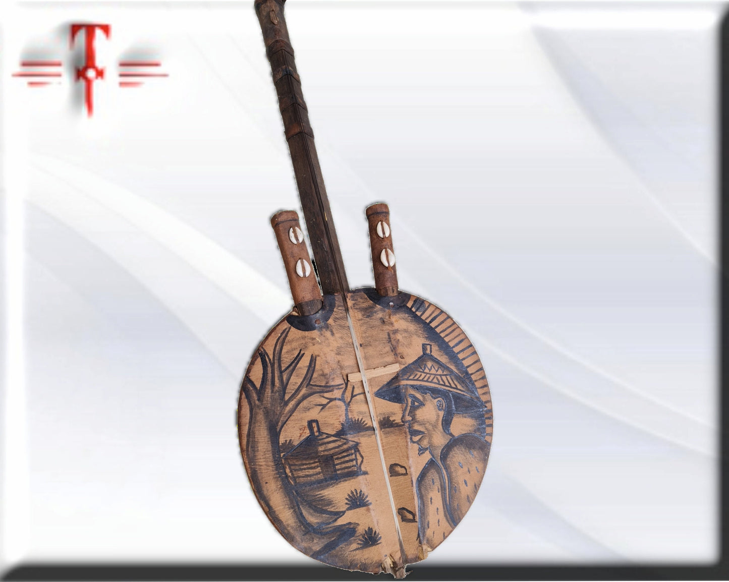 Guitarra artesanal Africana – Kora . Madera instrumentos musicales africanos tambores, maracas o kashakas y gonkoque