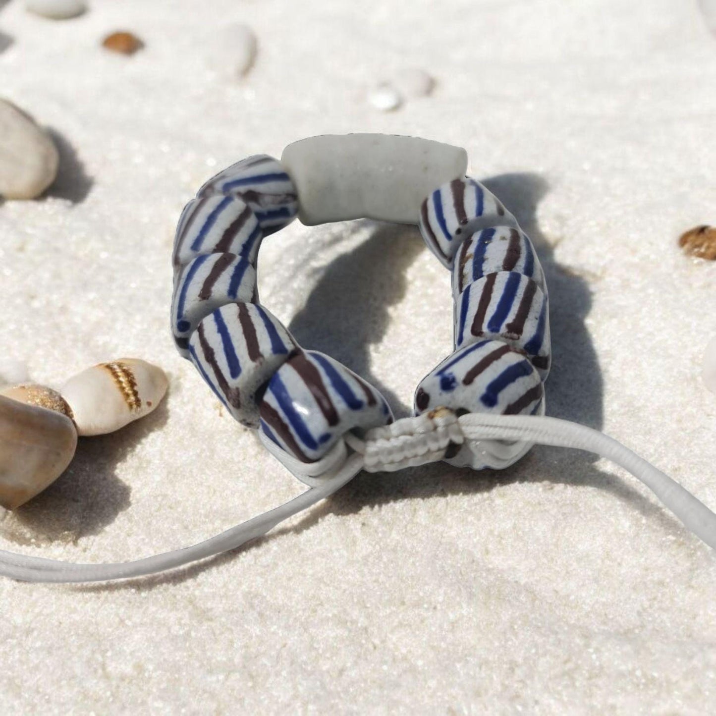 Brazalete de Vodun Aholu , Olokun , secretos del vodoun Fon de Benín
