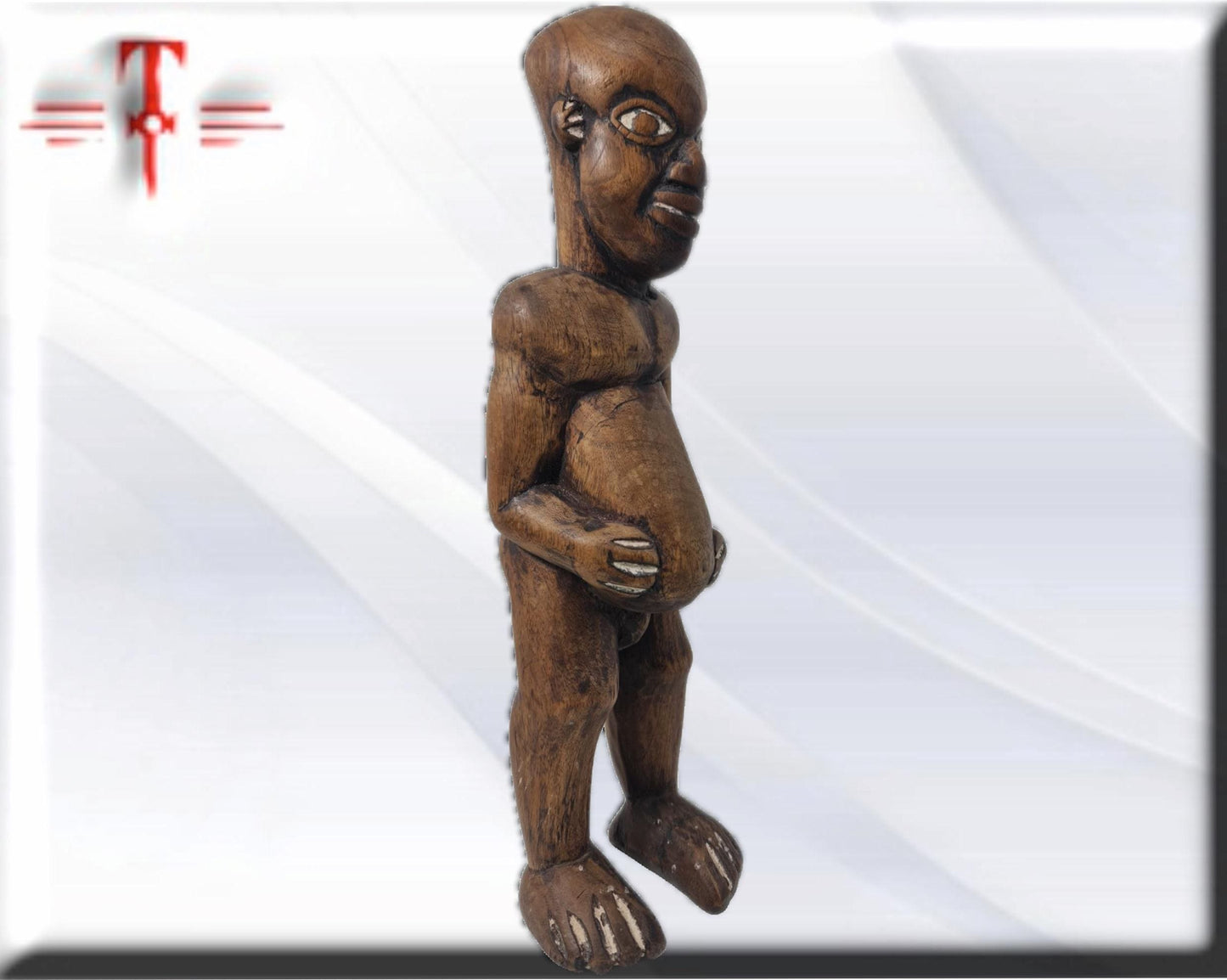 Fetiche Magbetu Congo Tribal , arte Africano , Galería de arte , hecho a mano