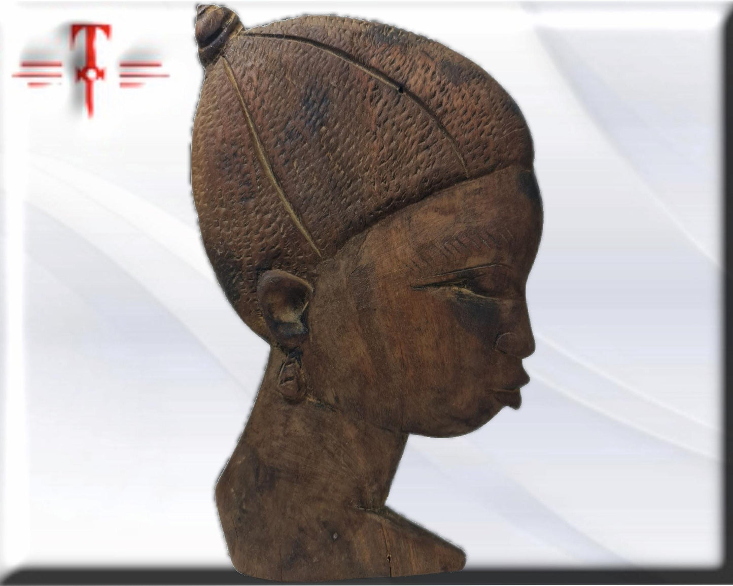 Antigua máscara Mujer , arte africano , galería de arte
