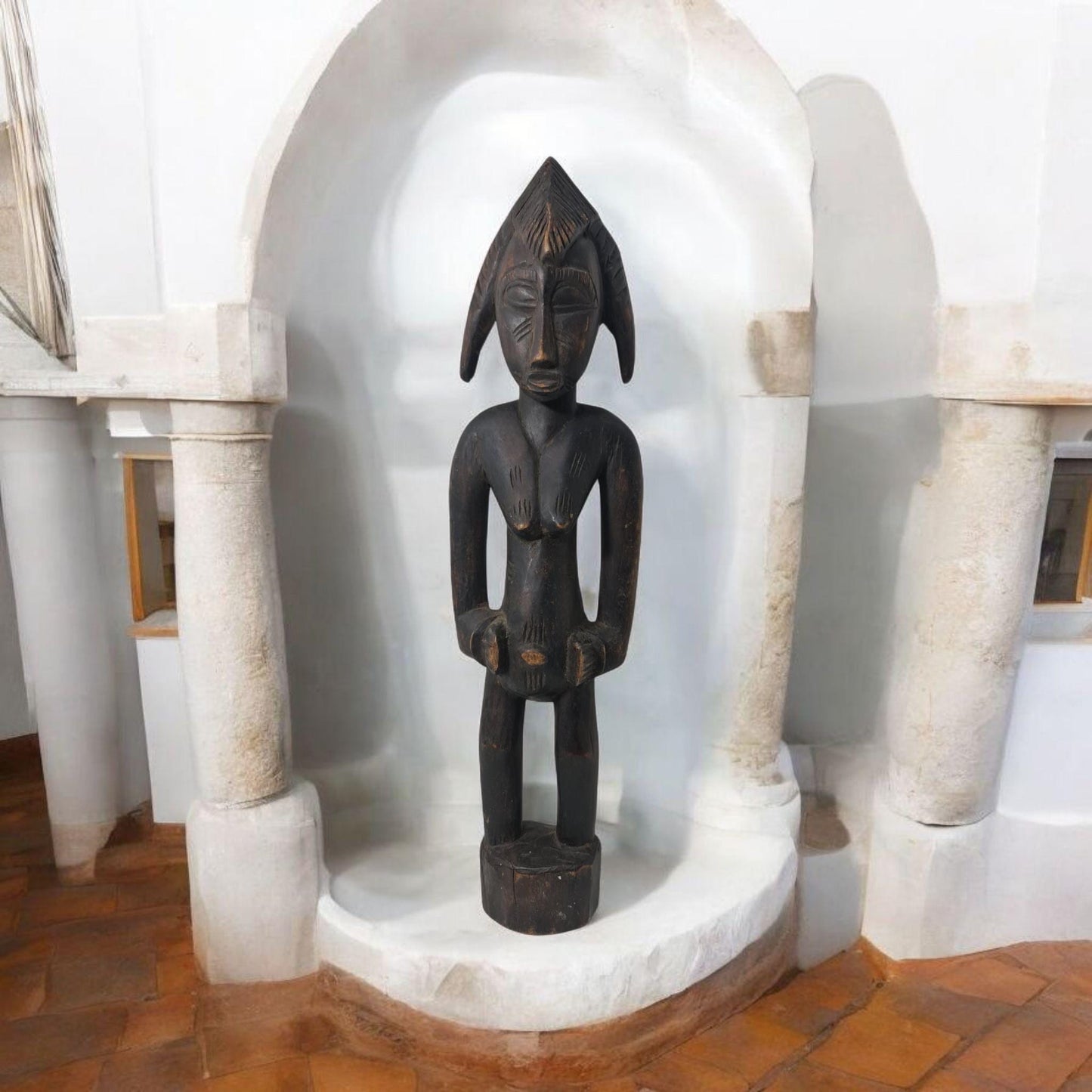 Fetiche Congo Tribal , arte Africano , Galería de arte , hecho a mano