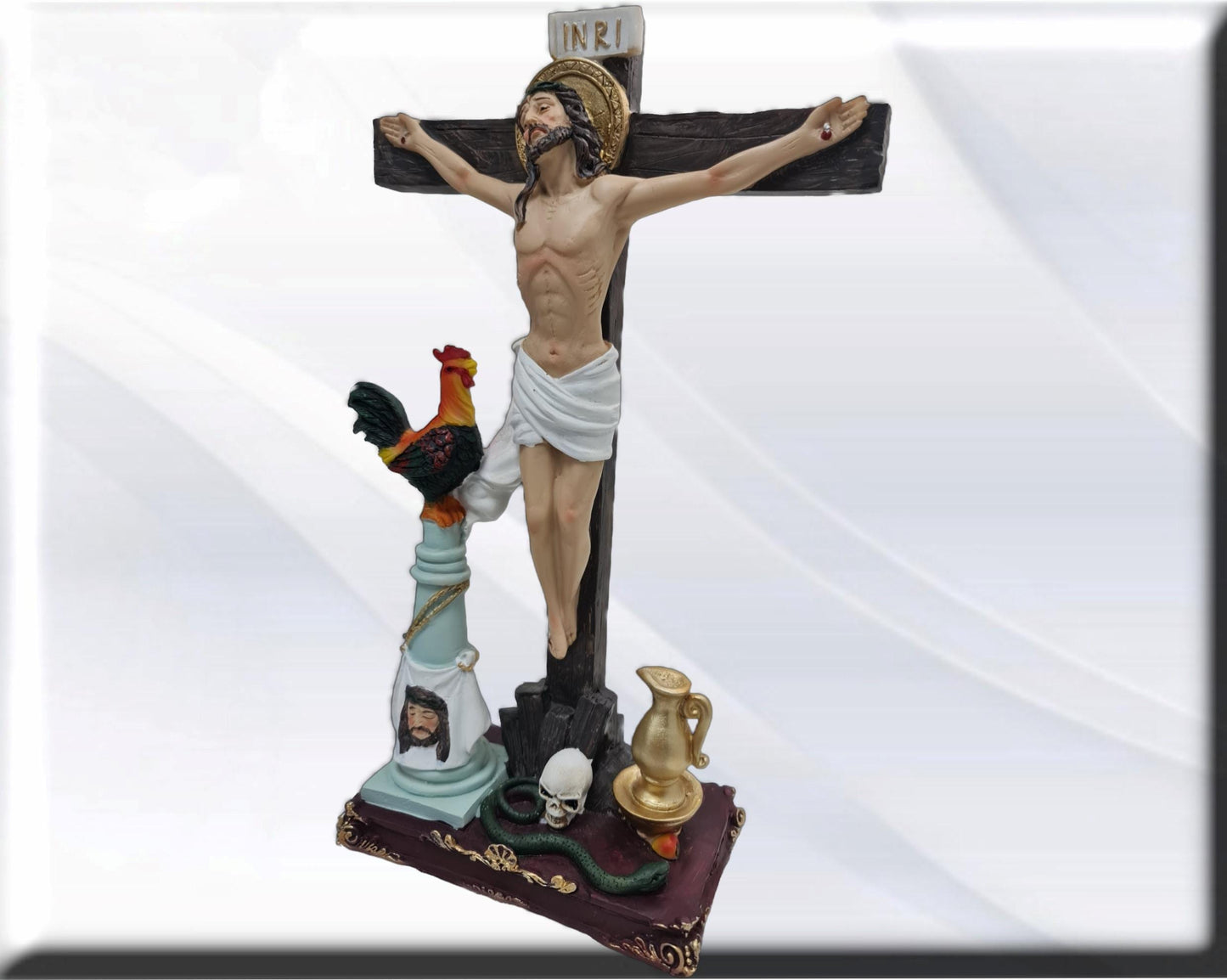 Figura estatua de Cristo Justo Juez . Catholic Saints and Virgins, Religious products,