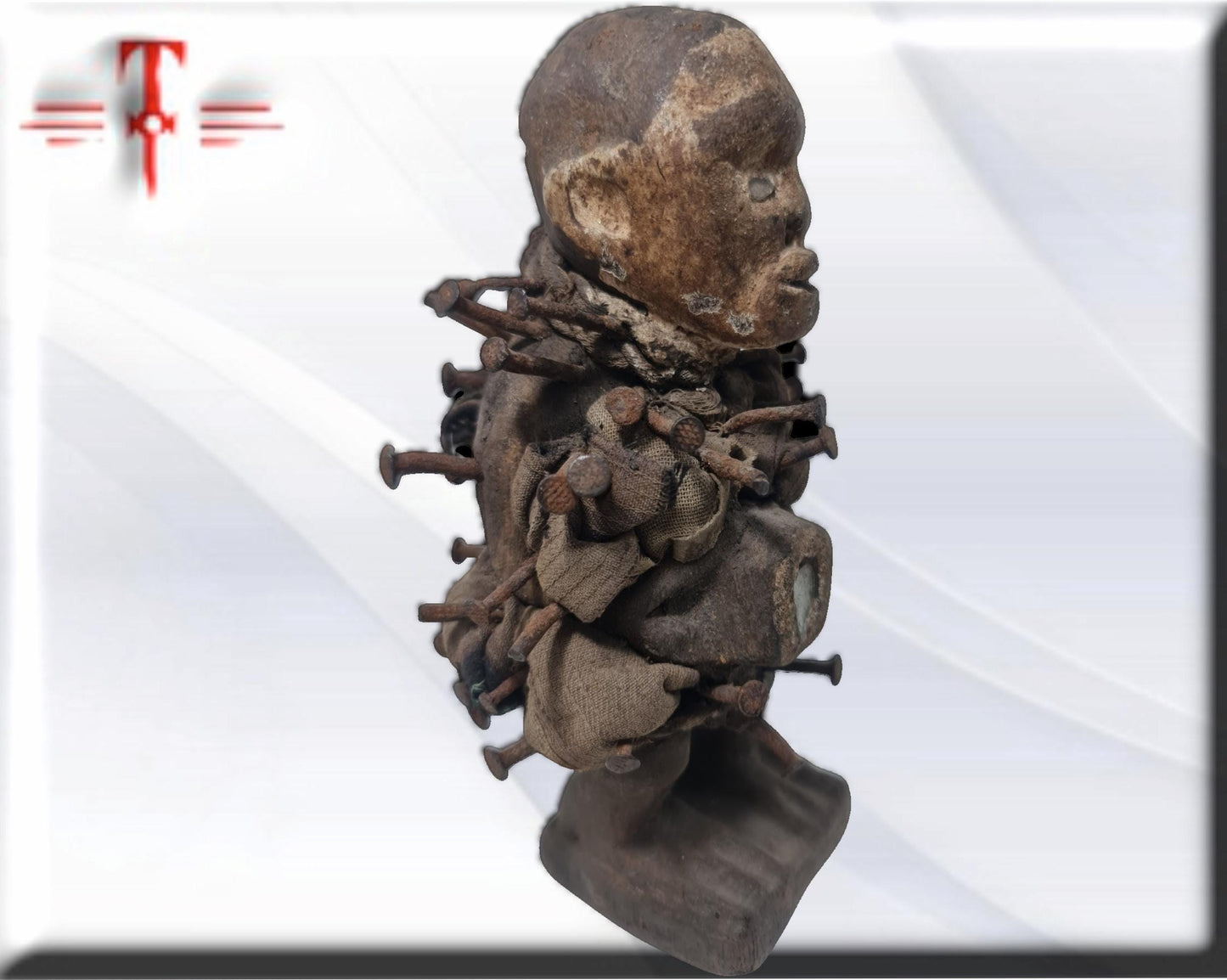 Nkisi Warrior Fetish, Secrets of African Voodoo.